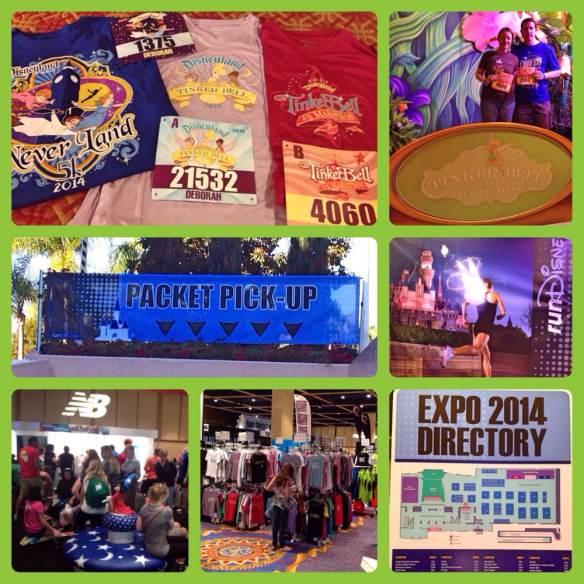 Tinker Bell Race Shirts.  Packet pick up and exhibit hall.