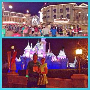 Disneyland's Main Street and Sleeping Beauty's Castle
